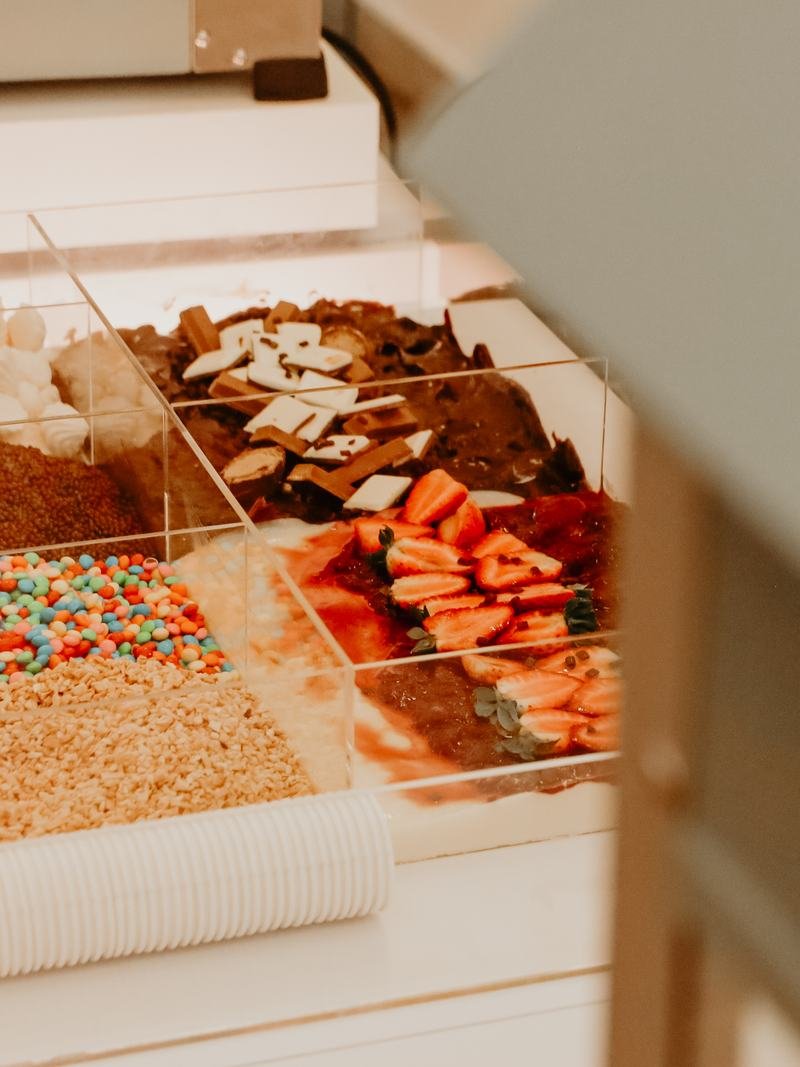 Candy bar com seleção de guloseimas